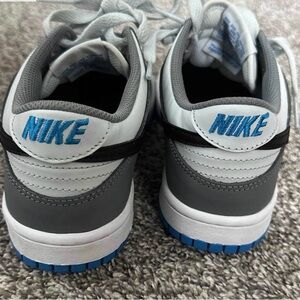 Nike Kids' White and Blue Sneakers